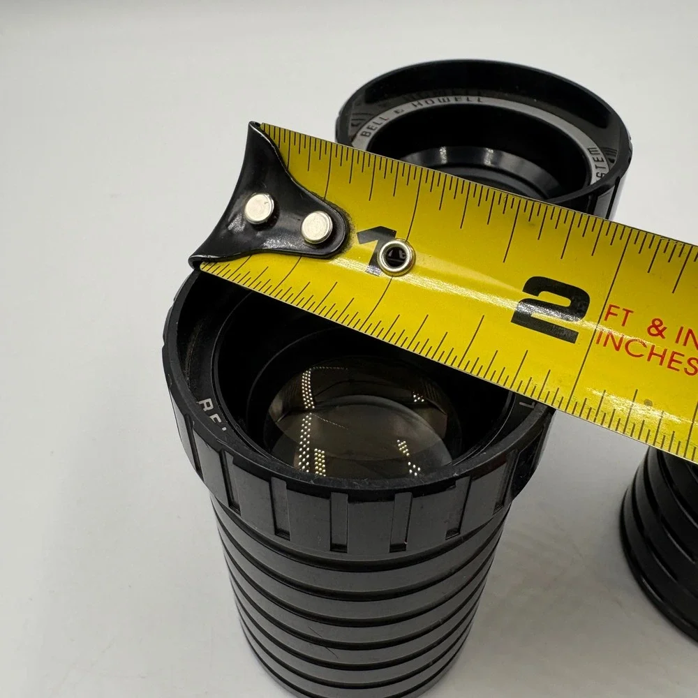Vintage Bell & Howell Projector Lens Lot 3pc Good Filmovara Lumina II Luminar